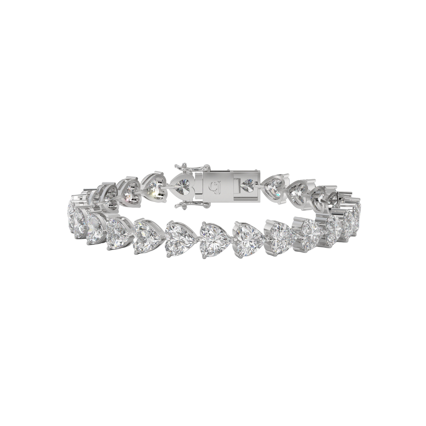 Eternal Heart Diamond Tennis Bracelet Caratlink