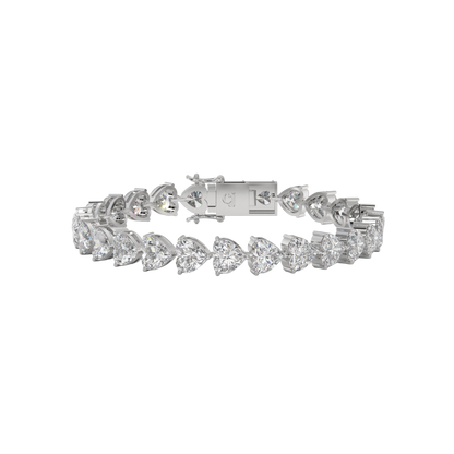 Eternal Heart Diamond Tennis Bracelet Caratlink