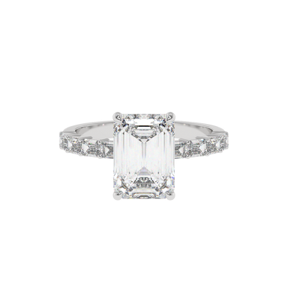 Regal Radiance Emerald-Cut Ring - Caratlink