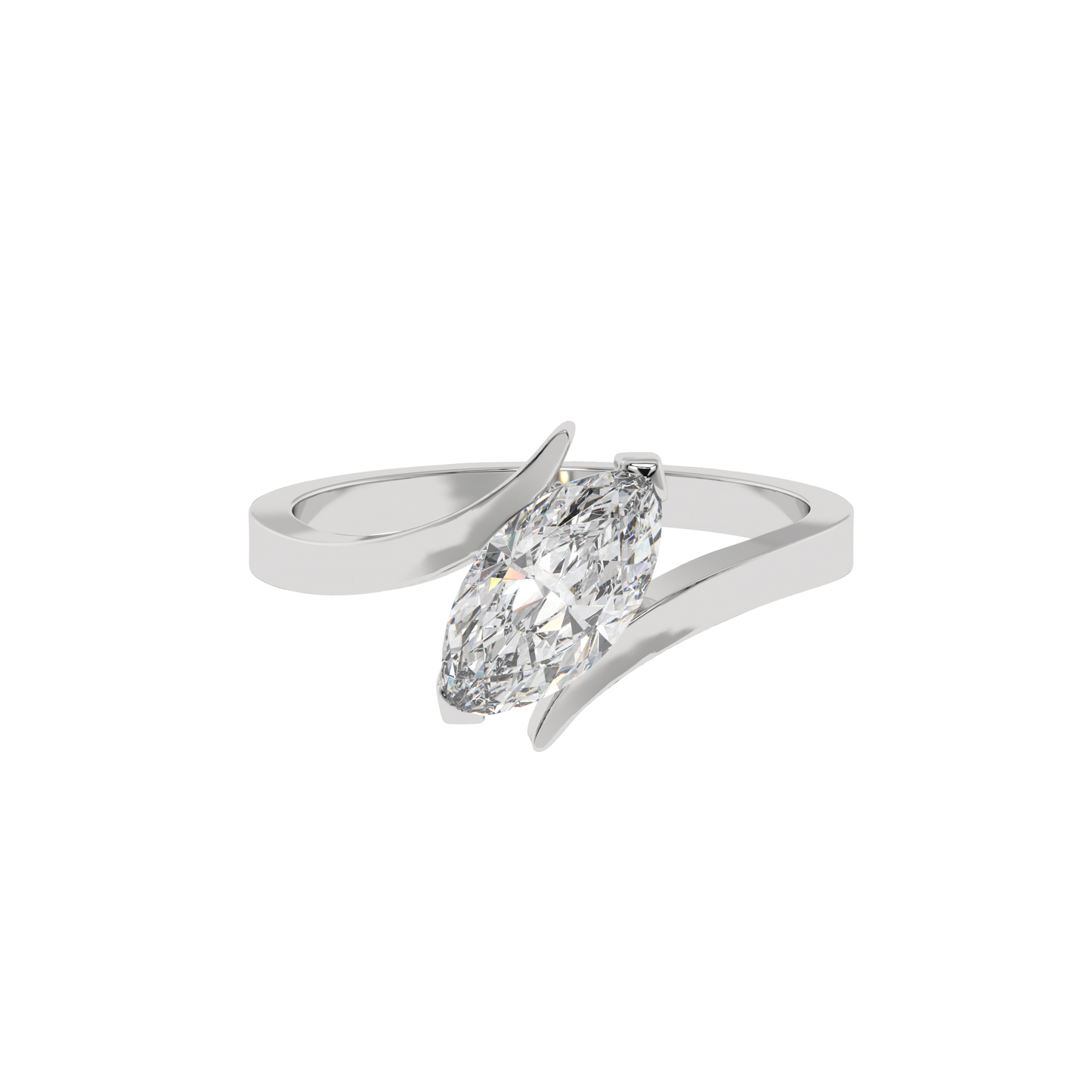 Marquise Elegance Solitaire Ring - Caratlink