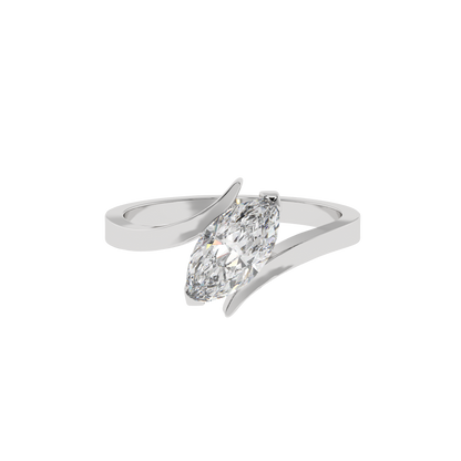 Marquise Elegance Solitaire Ring - Caratlink