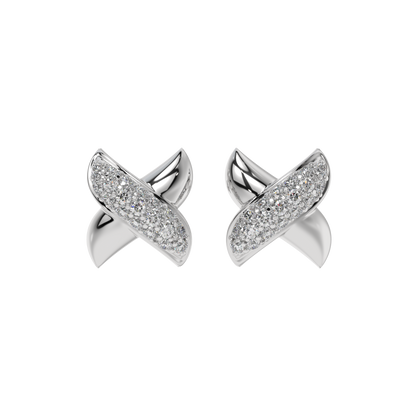 Crystal Crossover Studs CaratLink