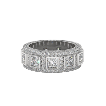 Regal Square Diamond Band