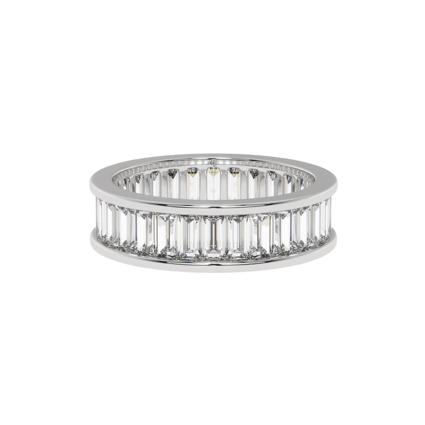 Eterna Baguette Diamond Band Caratlink