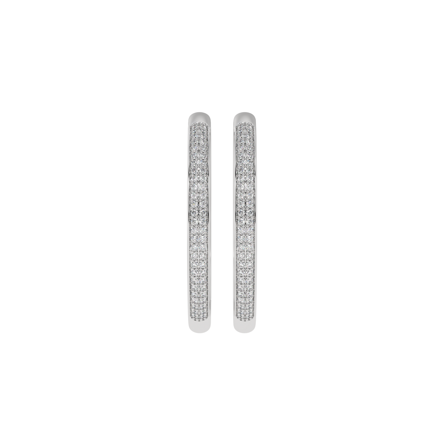 Eternal Spark Pavé Hoop Earrings