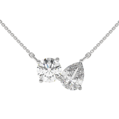 Twin Spark Pendant Necklace CaratLink