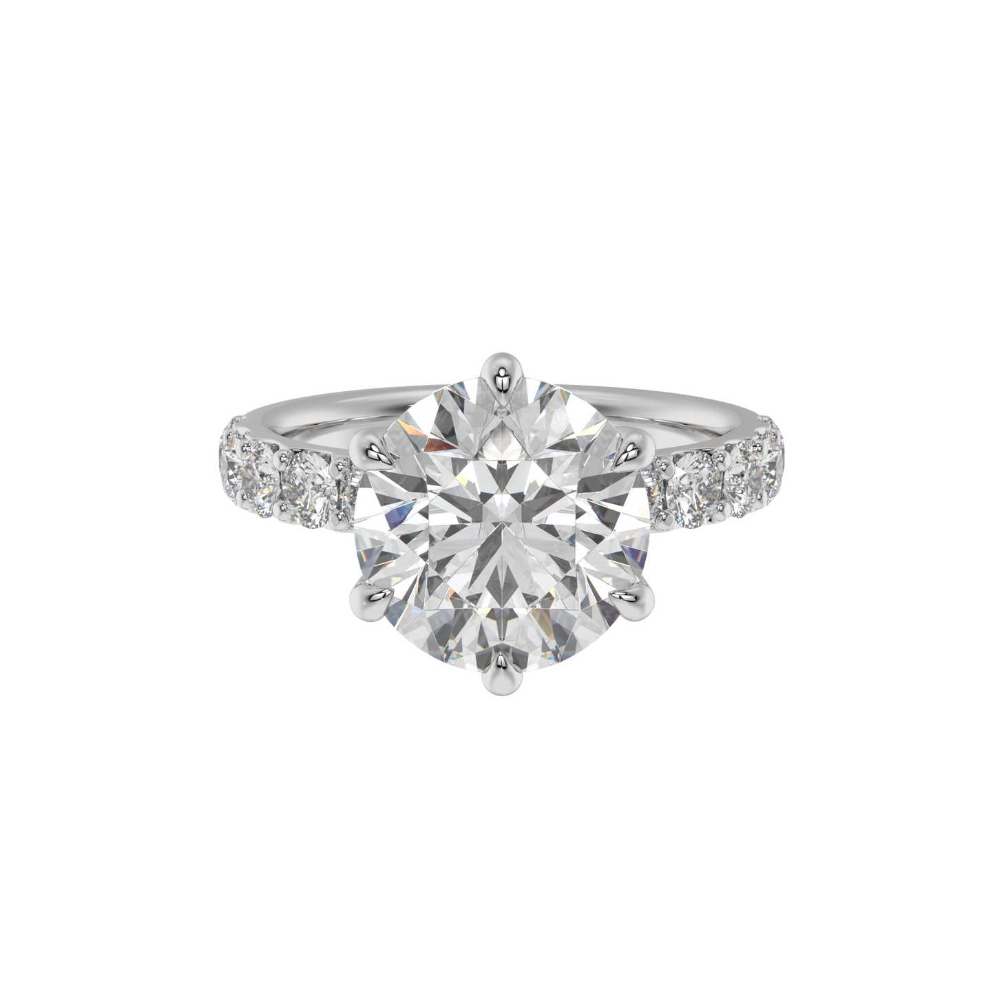 Aurora Crown Diamond Ring - Caratlink