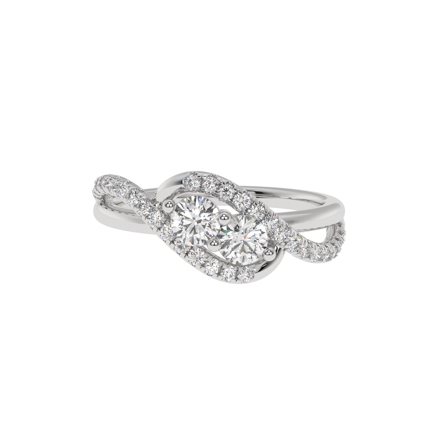 Eterna Twist Diamond Ring Caratlink