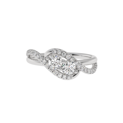 Eterna Twist Diamond Ring Caratlink