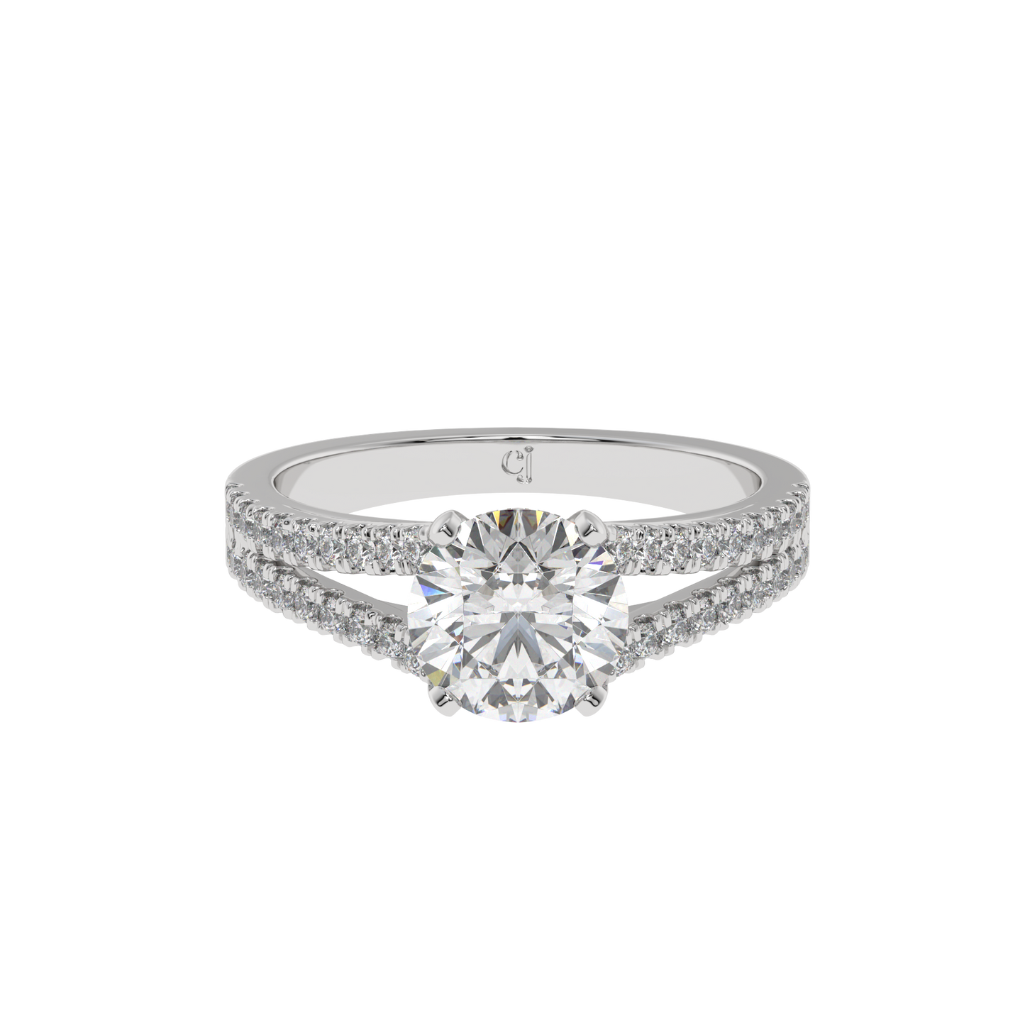 Celestia Split Shank Ring - Caratlink