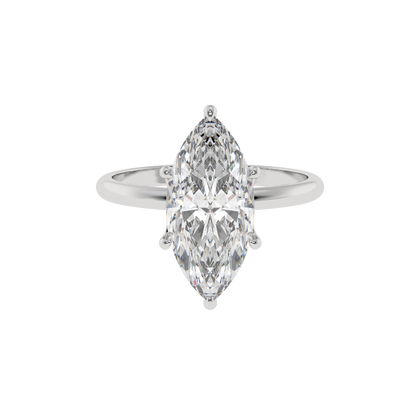 Royal Bloom Marquise Solitaire Ring - Caratlink