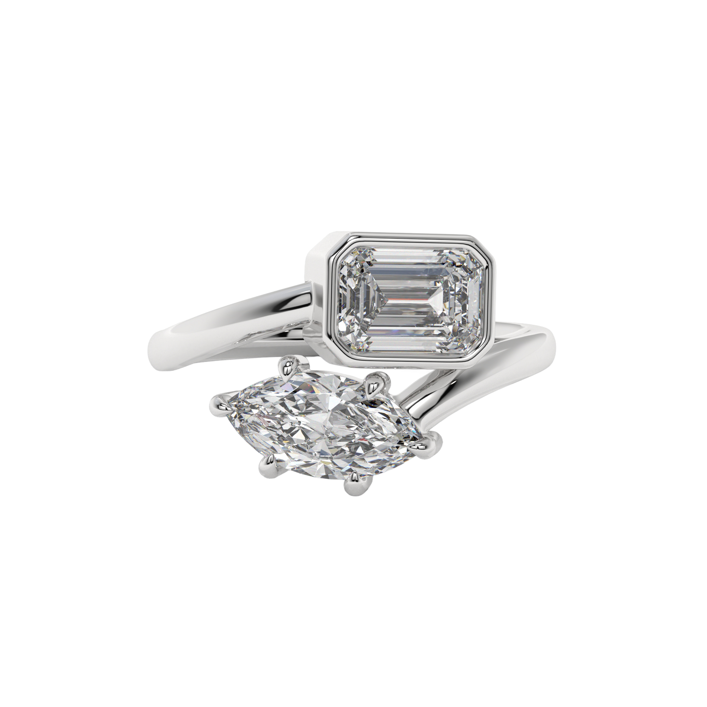 Marquise & Emerald Harmony Ring Caratlink