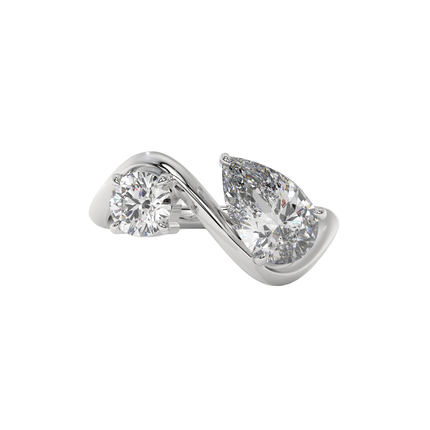 Dual Harmony Diamond Ring