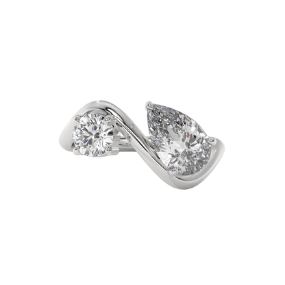Dual Harmony Diamond Ring