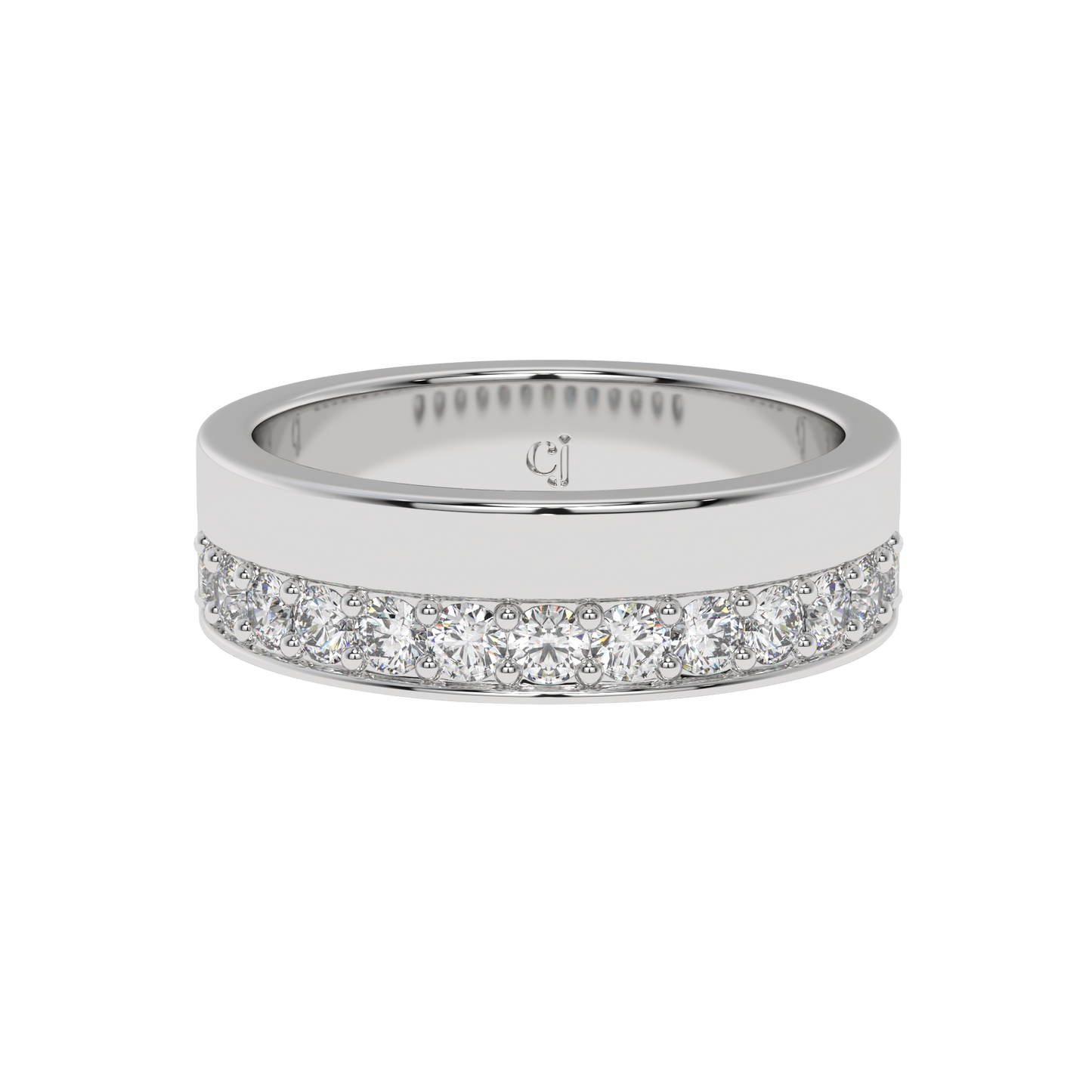 Lustro Channel Diamond Band Caratlink