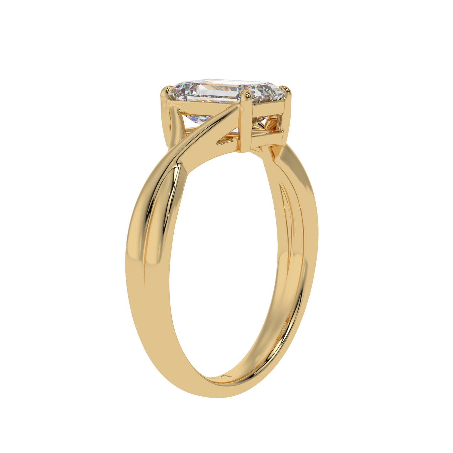 Twisted Harmony Emerald Ring - Caratlink