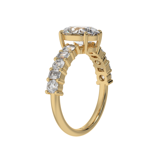 Radiant Symphony OVAL Diamond Ring - Caratlink