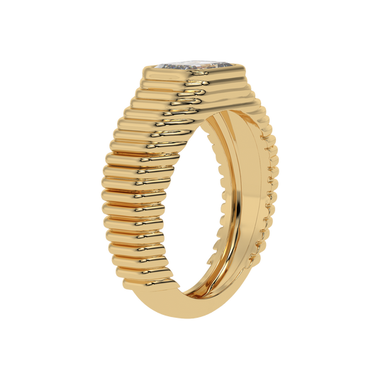 Imperial Edge Emerald Band Ring - Caratlink