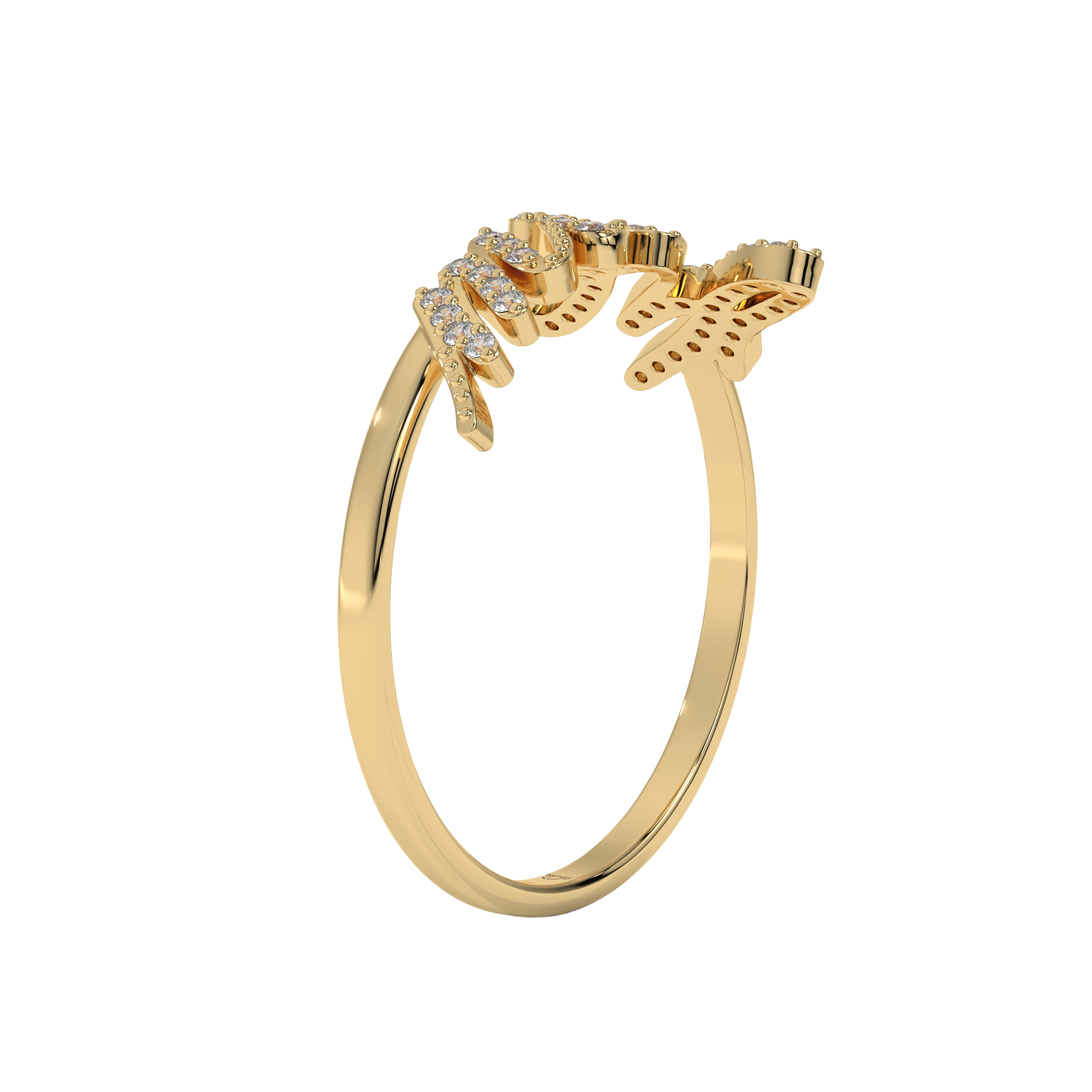 Wifey Script Diamond Ring CaratLink