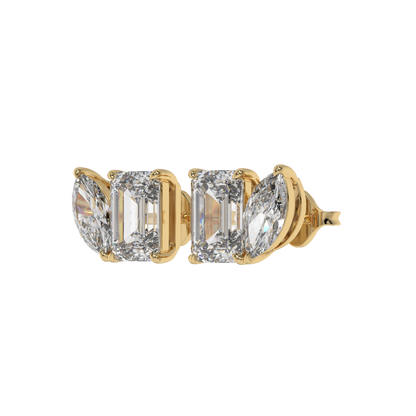 Emerald Marquise Duo Studs CaratLink