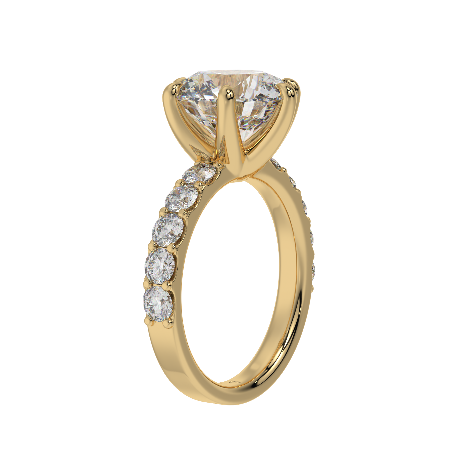 Aurora Crown Diamond Ring - Caratlink