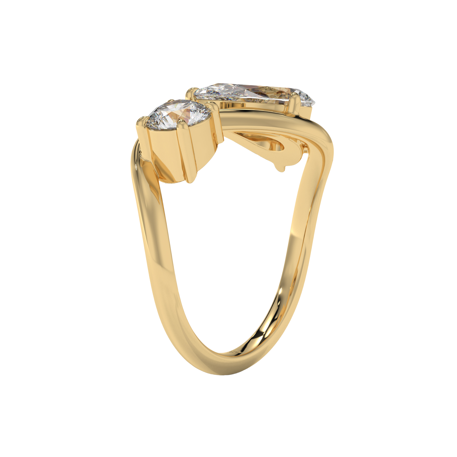 Dual Harmony Diamond Ring Caratlink