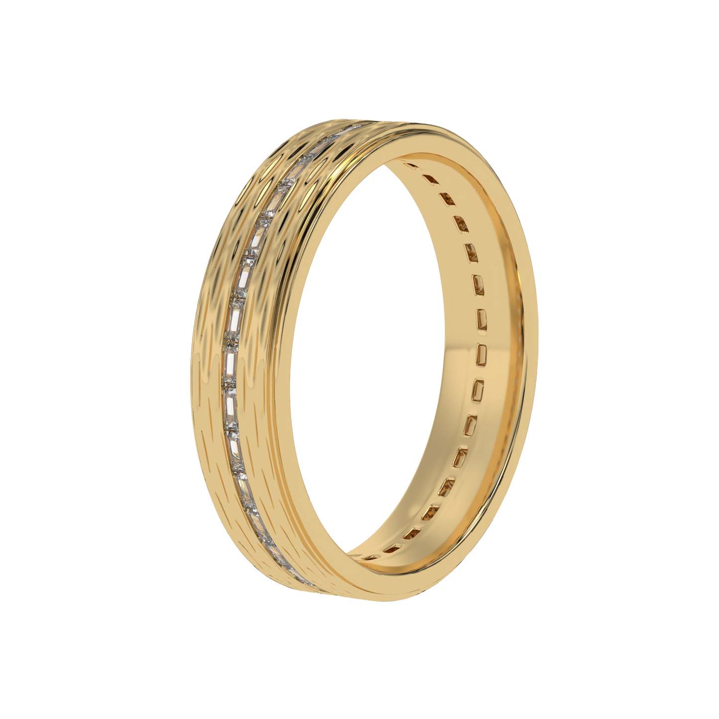 Auric Linea Baguette Band