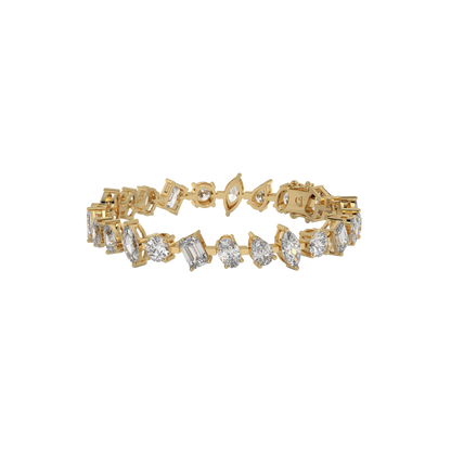 Harmony of Shapes Tennis Bracelet Carat Link Jewels
