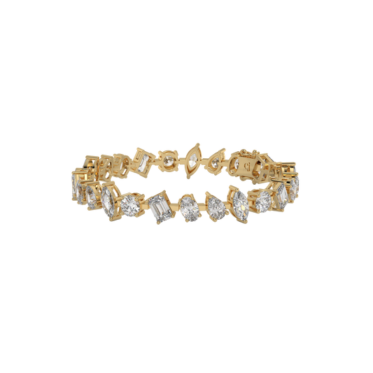 Harmony of Shapes Tennis Bracelet Carat Link Jewels