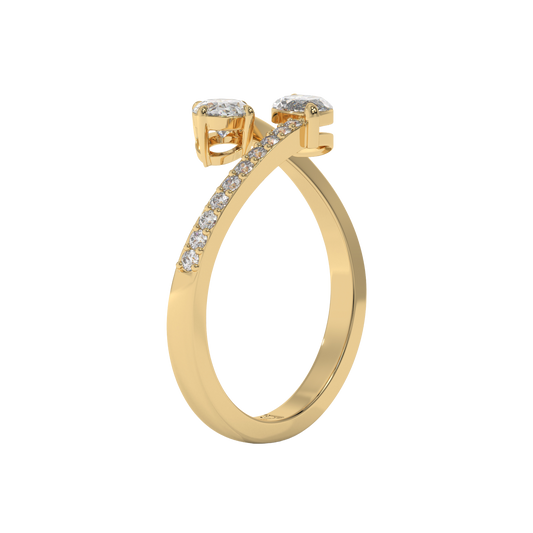 Twin Radiance Diamond Ring
