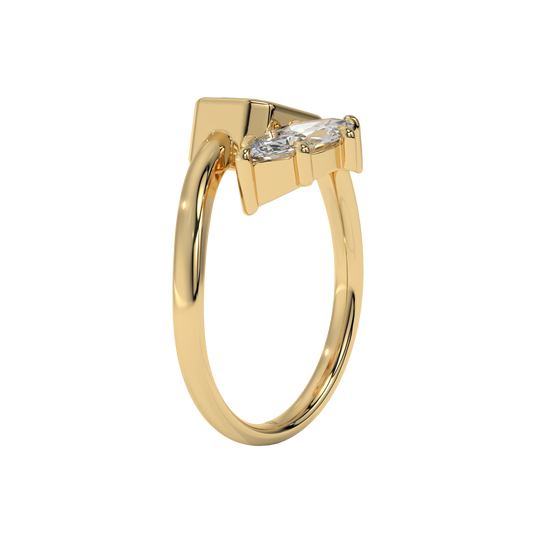 Marquise & Emerald Harmony Ring