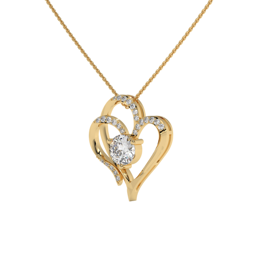 Eternal Heart Pendant Carat Link Jewels