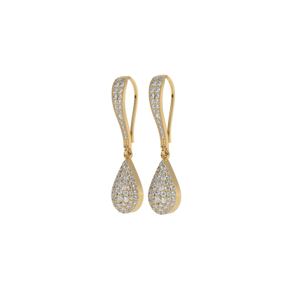 Sparkling Grace Drop Earrings Caratlink