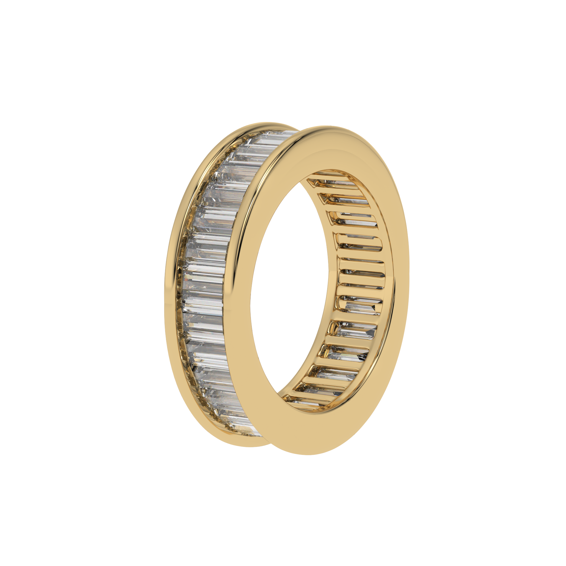 Eterna Baguette Diamond Band Caratlink