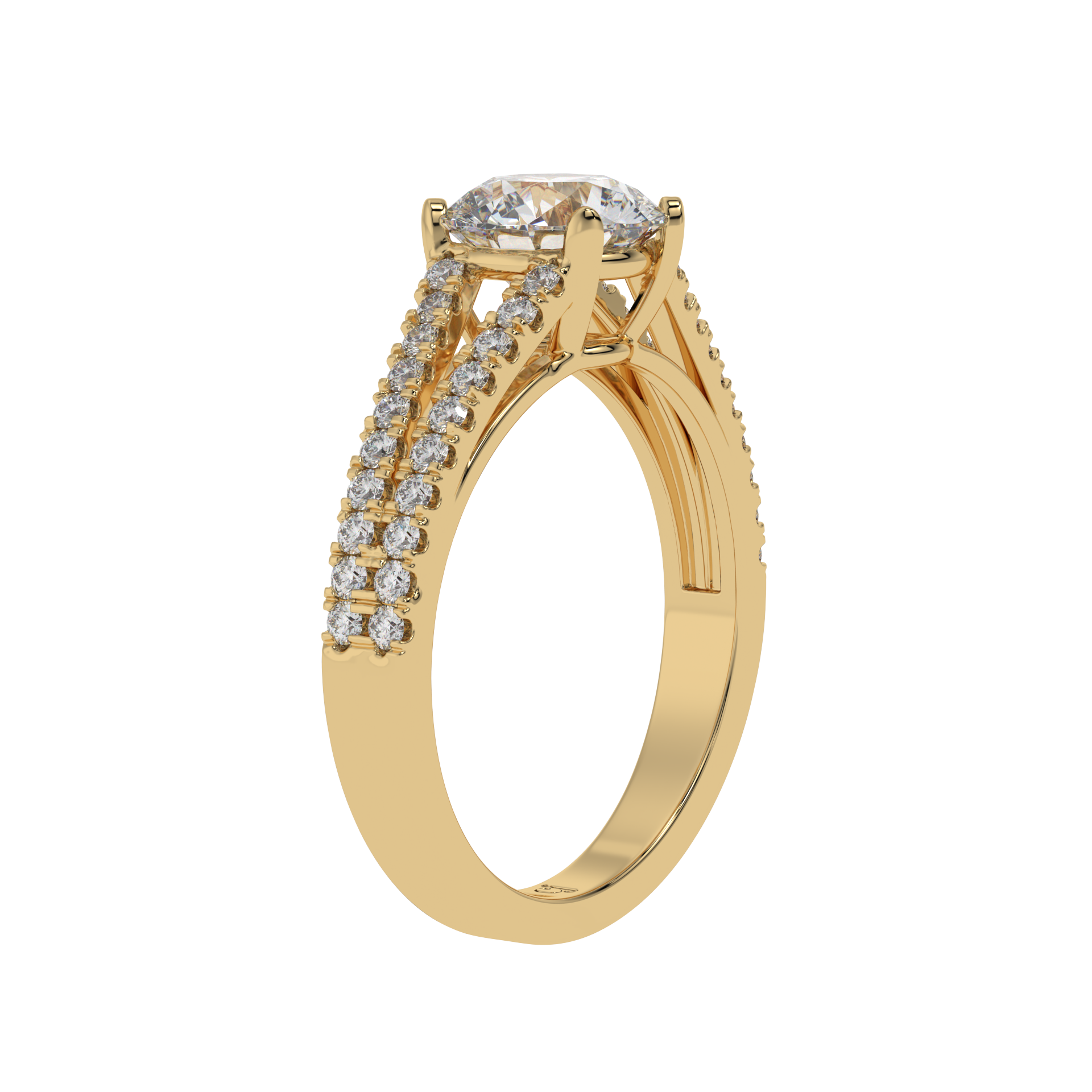 Celestia Split Shank Ring - Caratlink