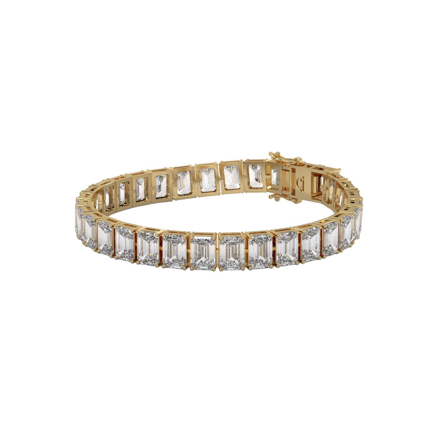 Emerald Illusion Tennis Bracelet CaratLink