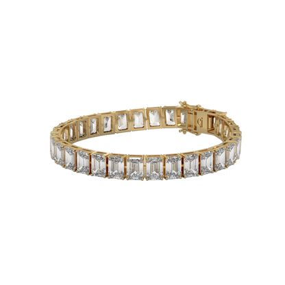 Emerald Illusion Tennis Bracelet CaratLink
