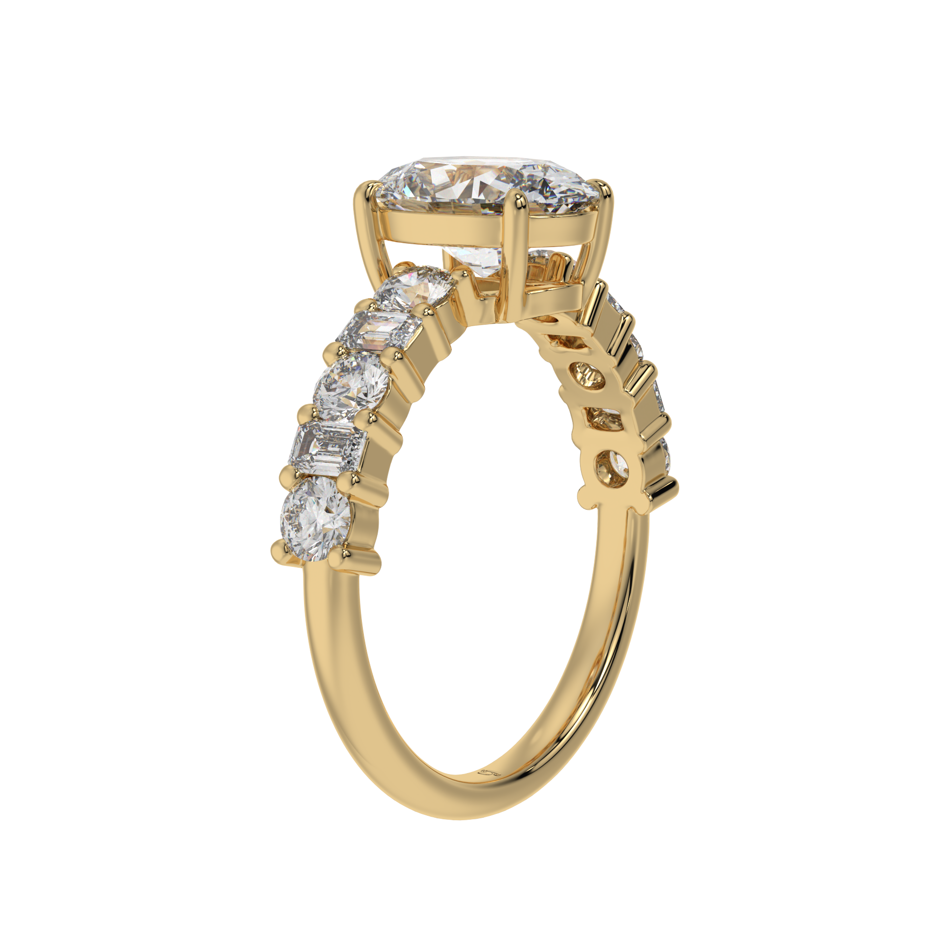 Radiant Symphony OVAL Diamond Ring - Caratlink