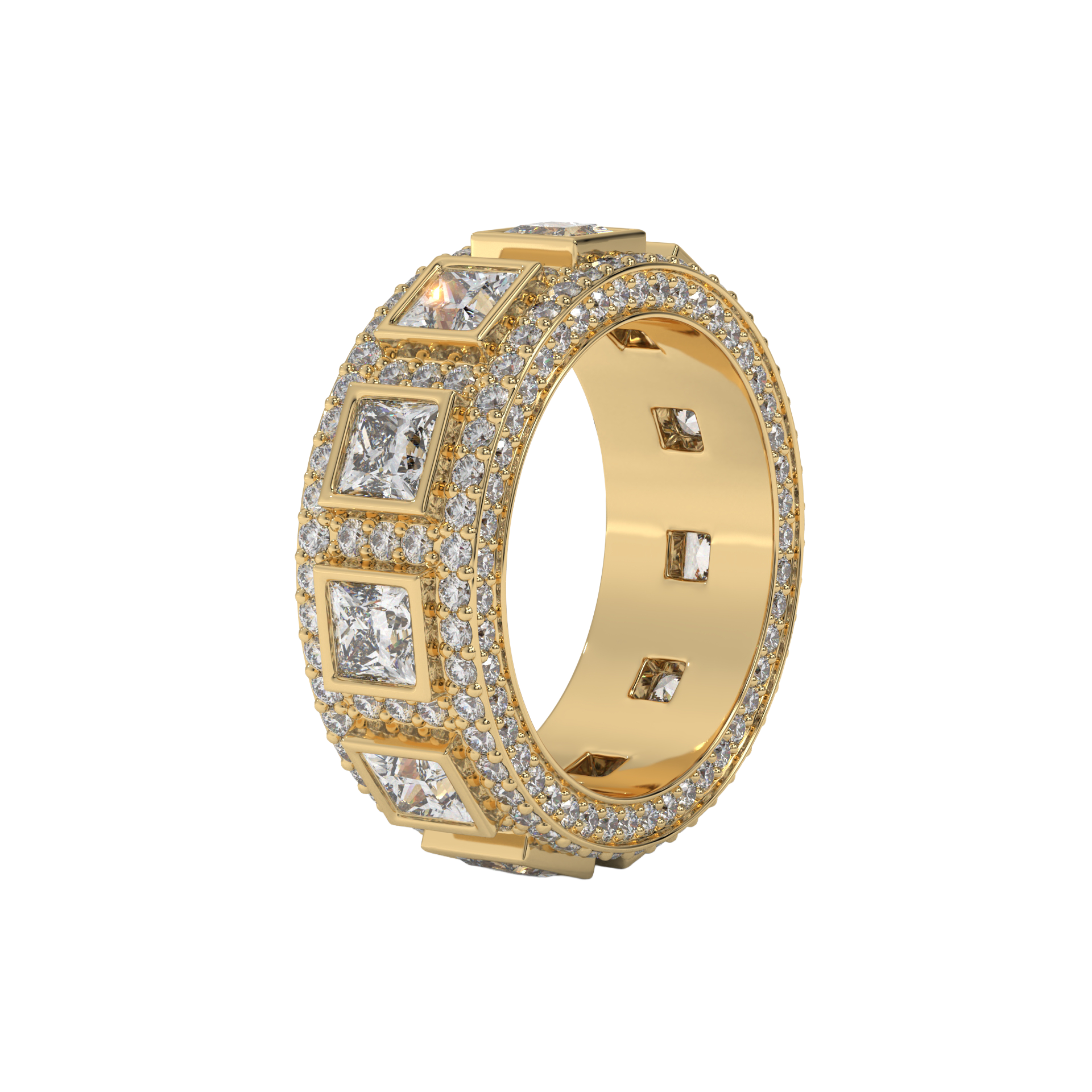 Regal Square Diamond Band Caratlink