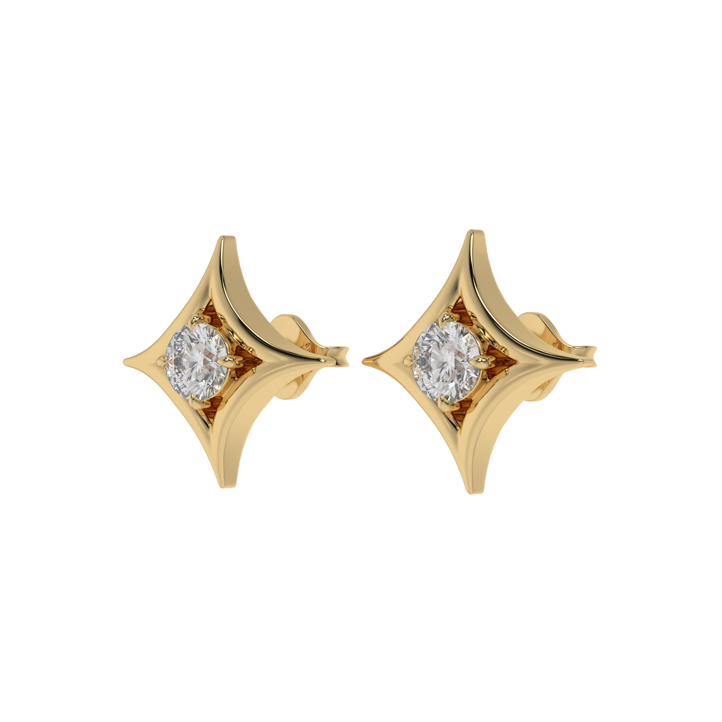 Starlight Solitaire Studs CaratLink