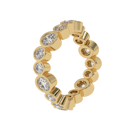 Celeste Bezel Diamond Band