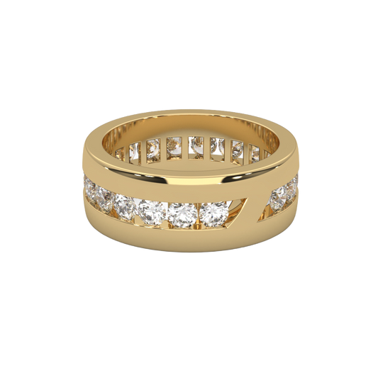 Channel Set Diamond Band