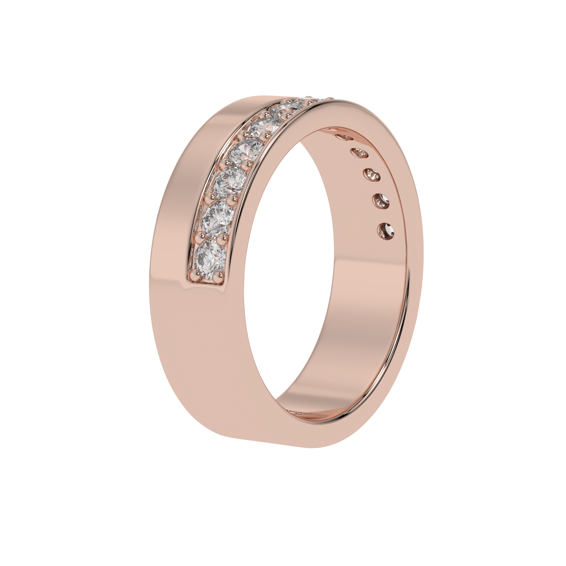 Lustro Channel Diamond Band Caratlink