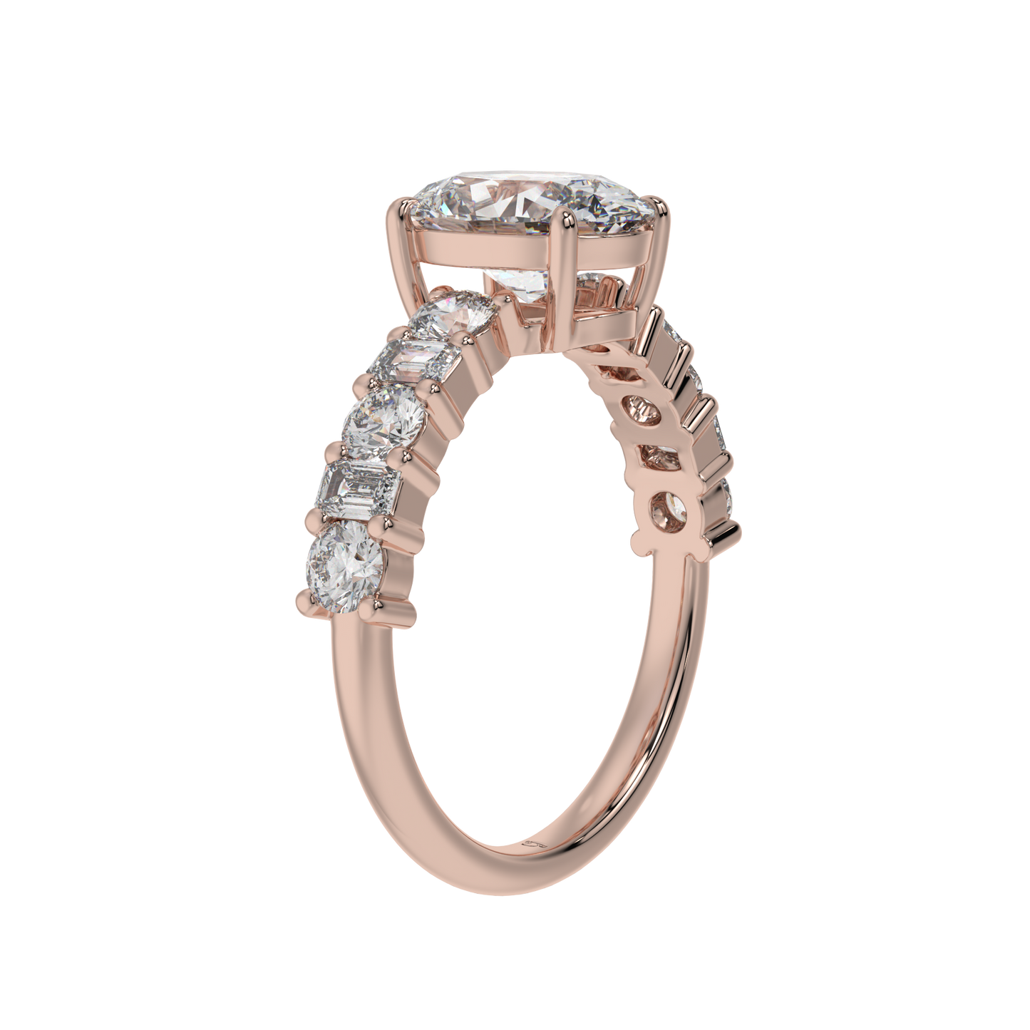 Radiant Symphony OVAL Diamond Ring - Caratlink