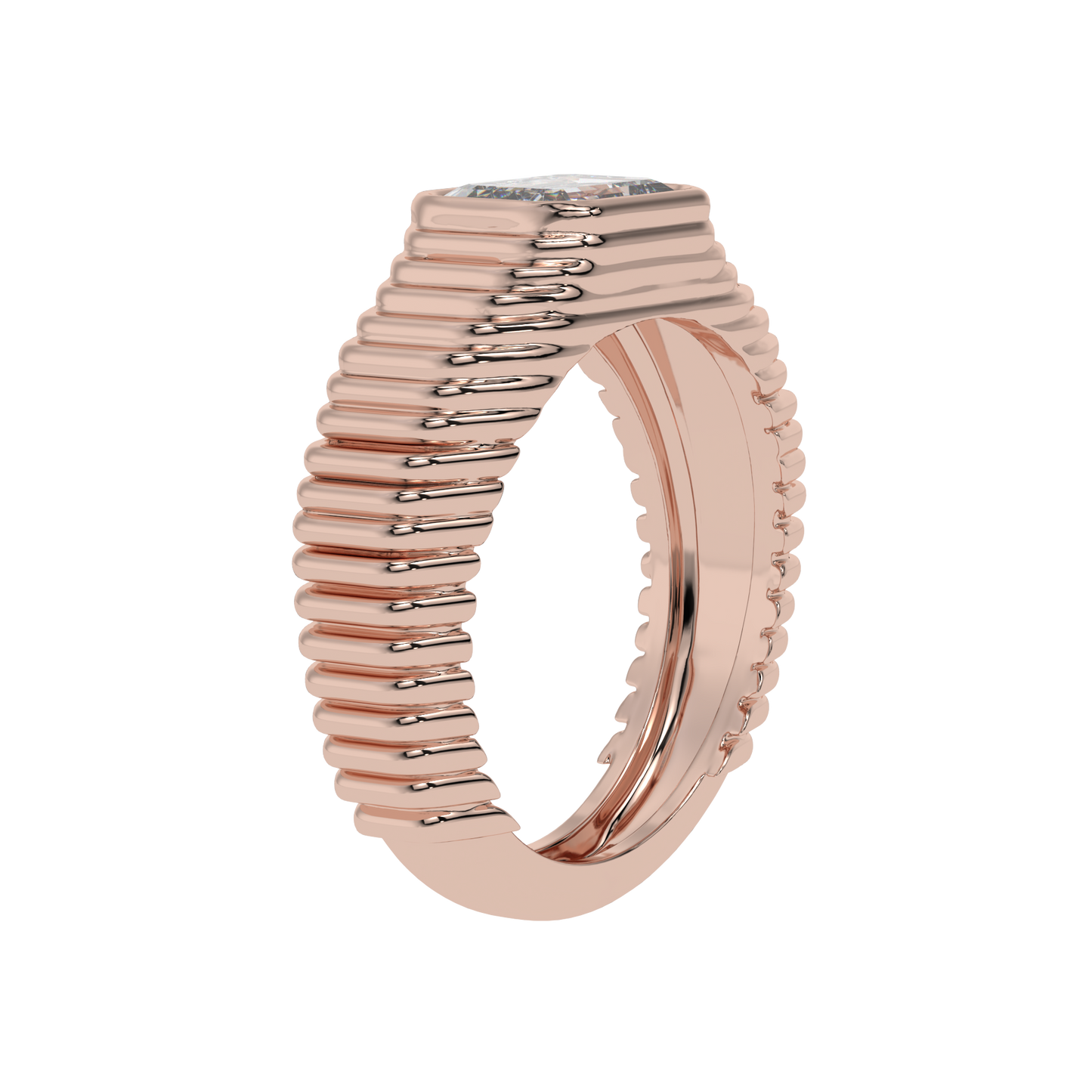 Imperial Edge Emerald Band Ring - Caratlink