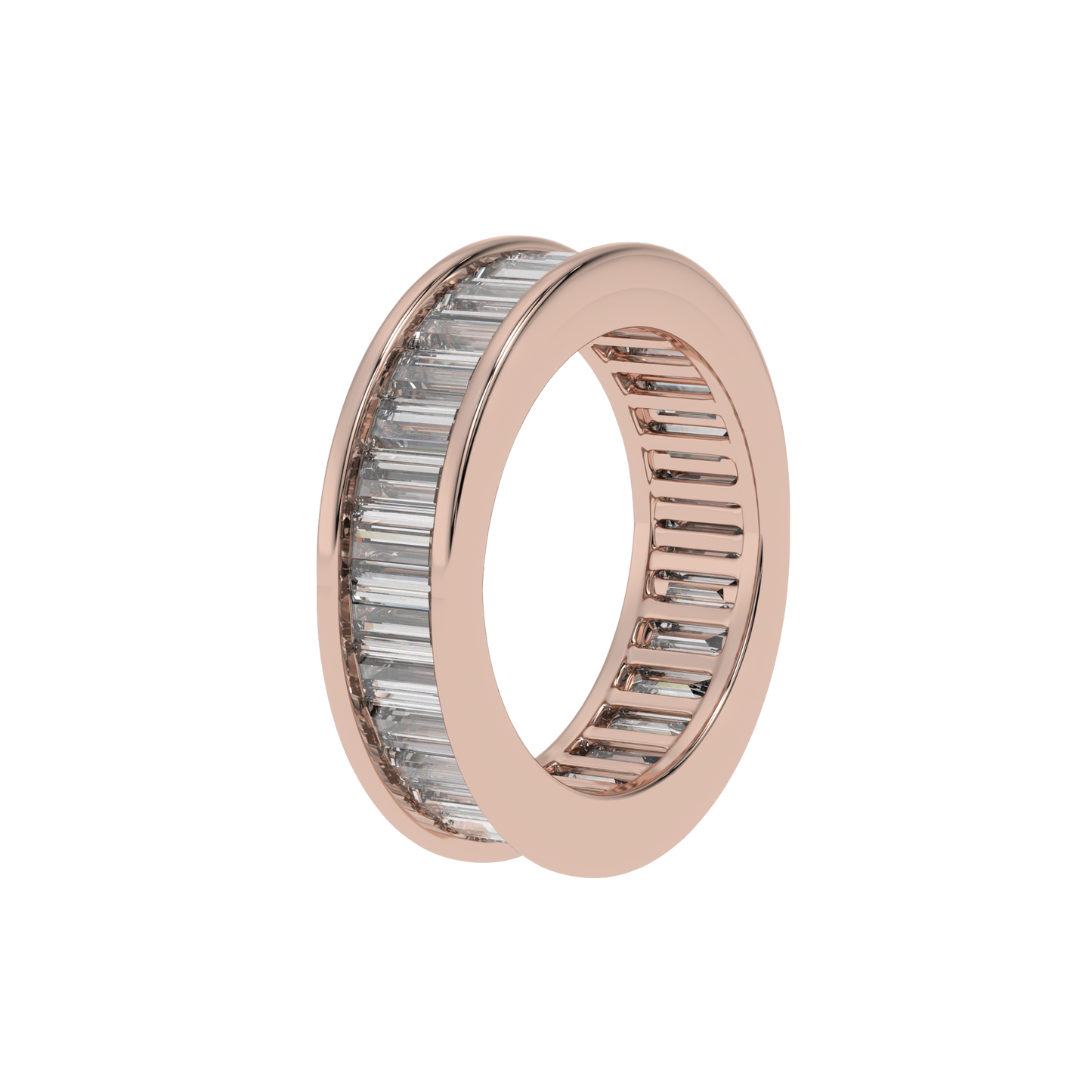 Eterna Baguette Diamond Band Caratlink