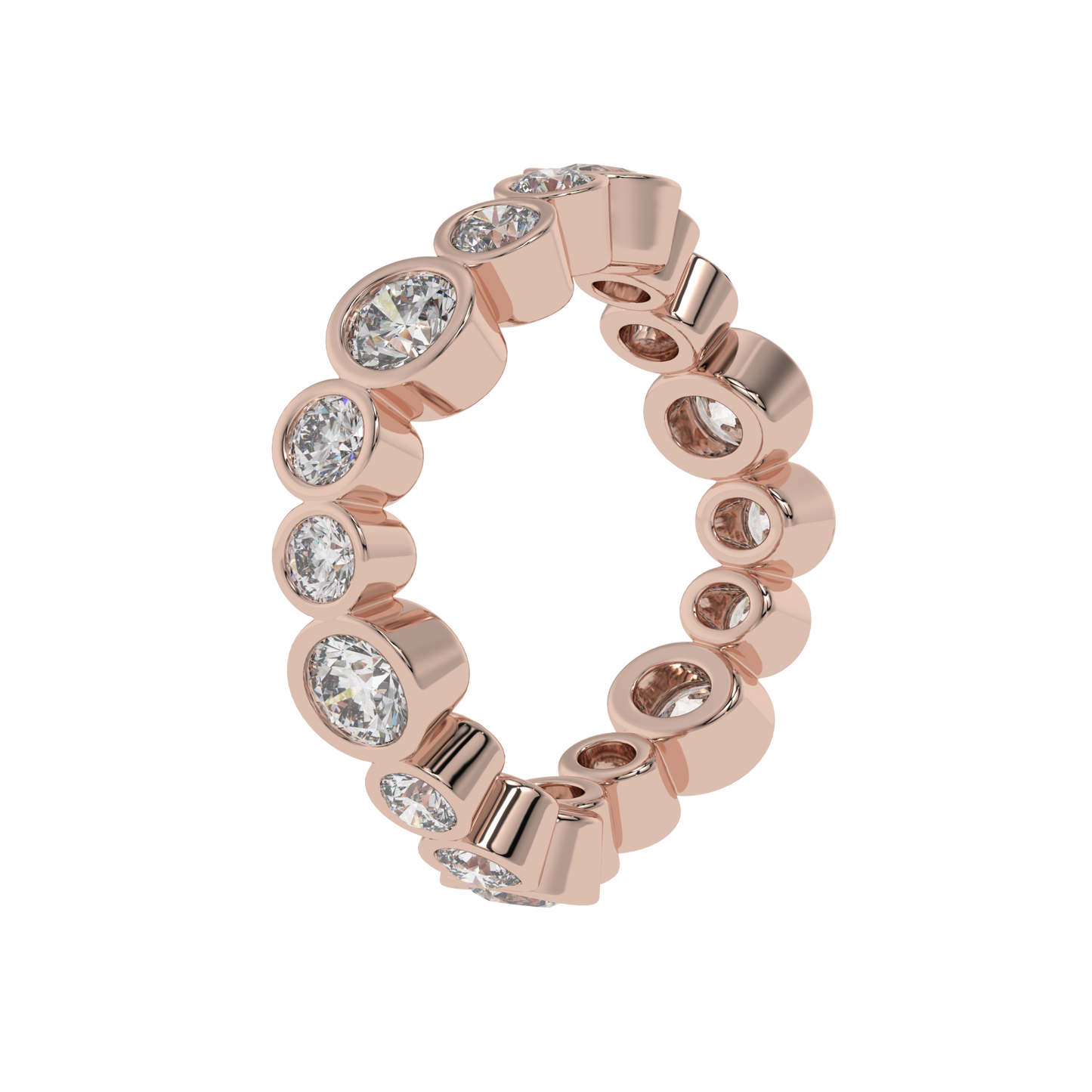 Celeste Bezel Diamond Band Caratlink