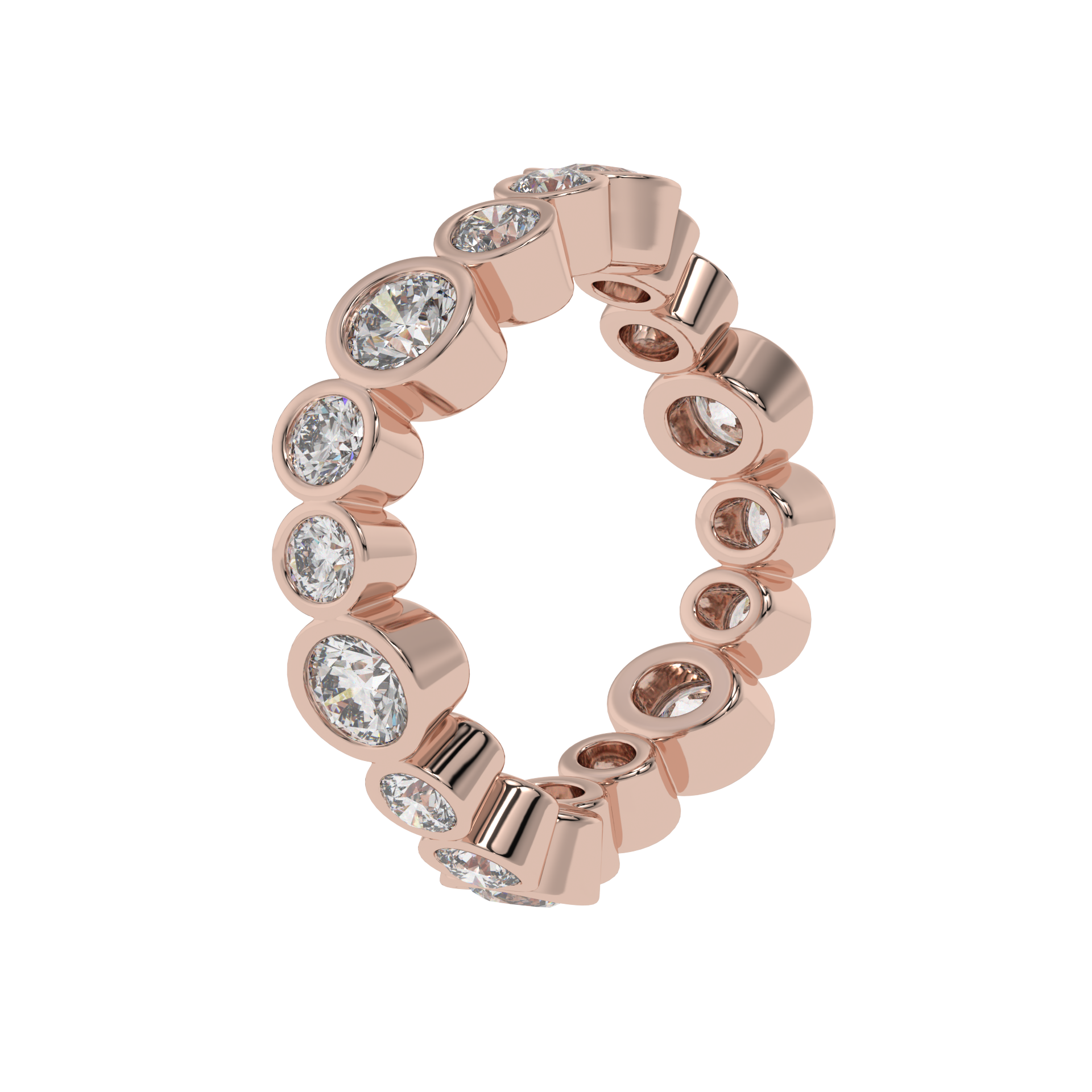 Celeste Bezel Diamond Band Caratlink