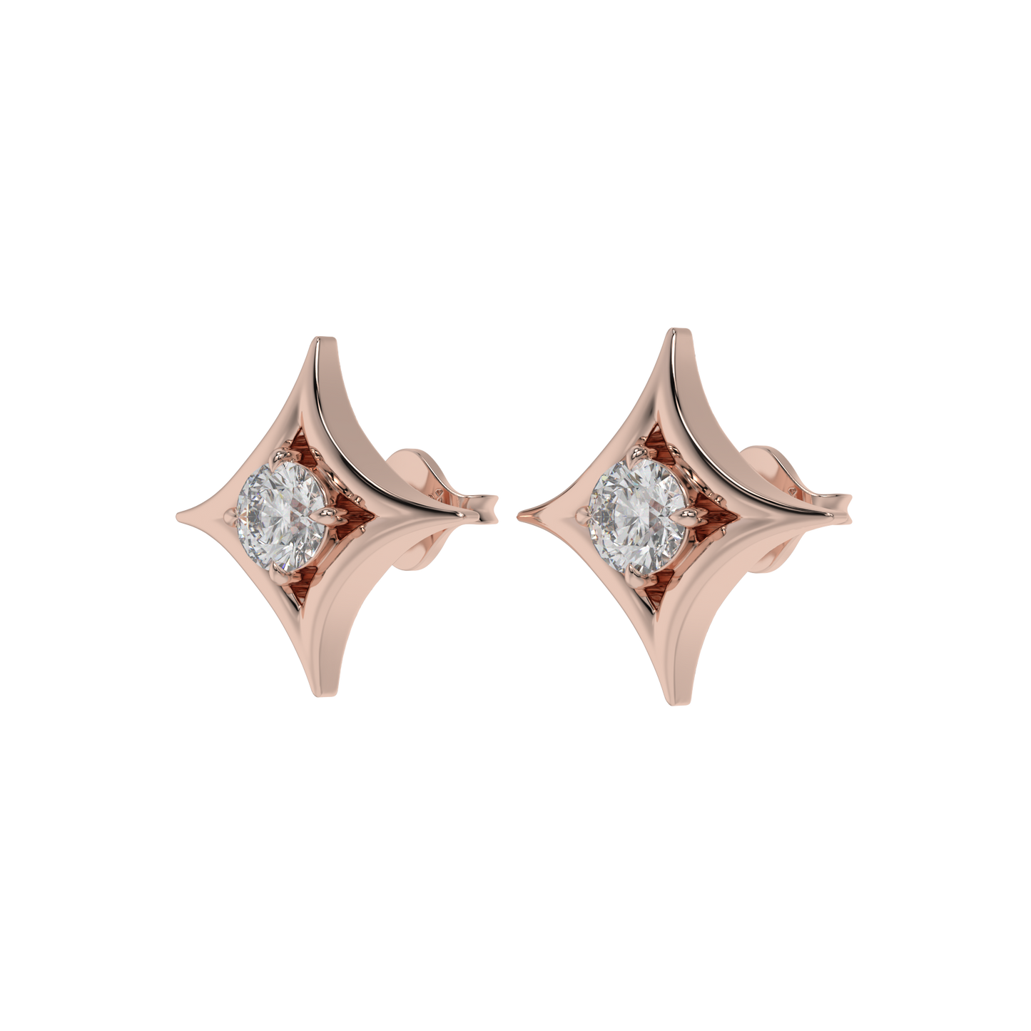 Starlight Solitaire Studs CaratLink