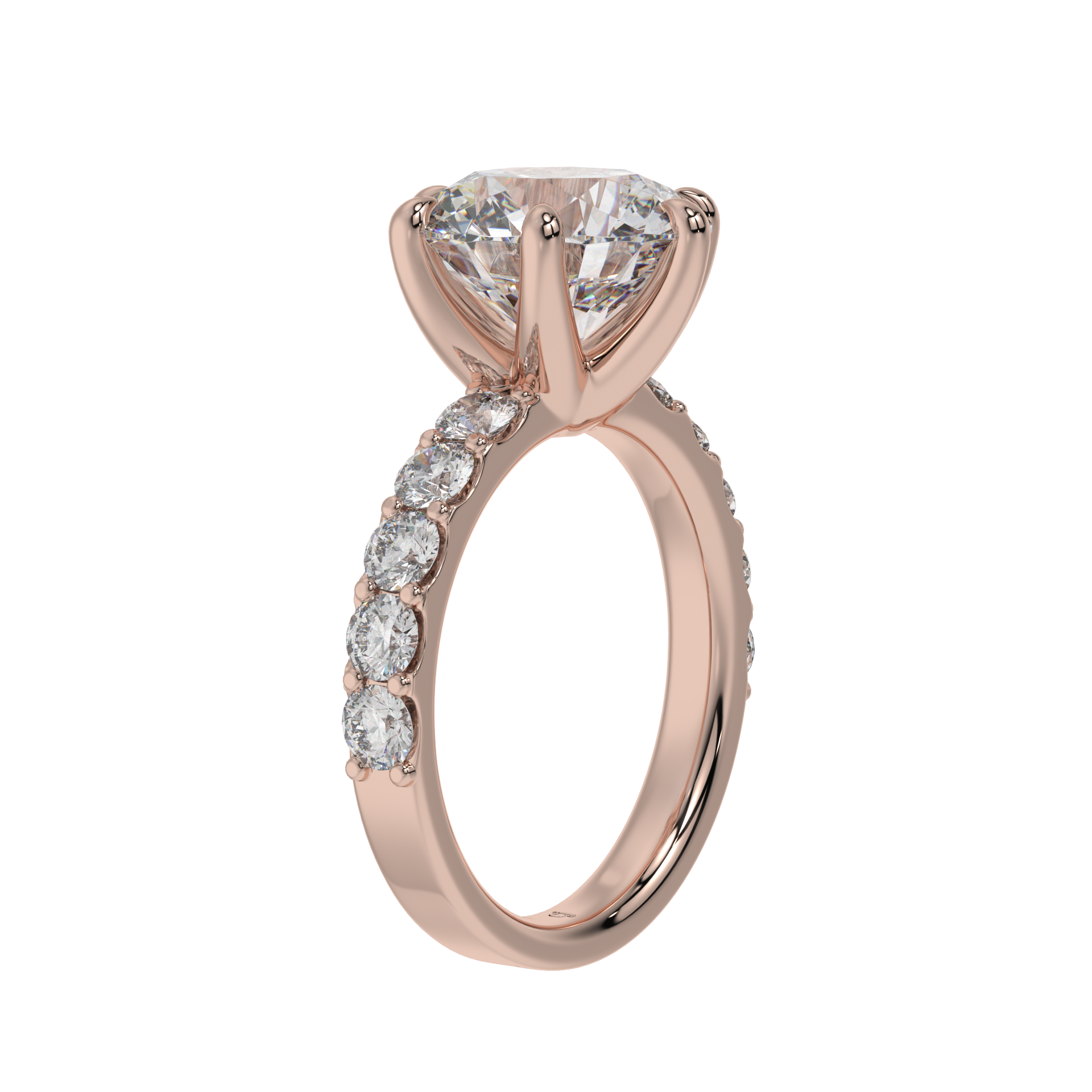 Aurora Crown Diamond Ring - Caratlink